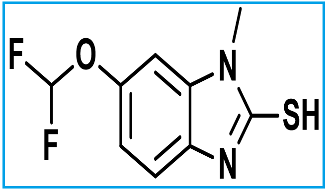 Pantoprazole N-Methyl 6-Difluoromethoxy Thiol Impurity